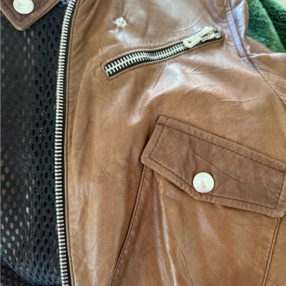 Dolce & Gabbana Like New Tan Leather Jacket - Picture 7 of 13